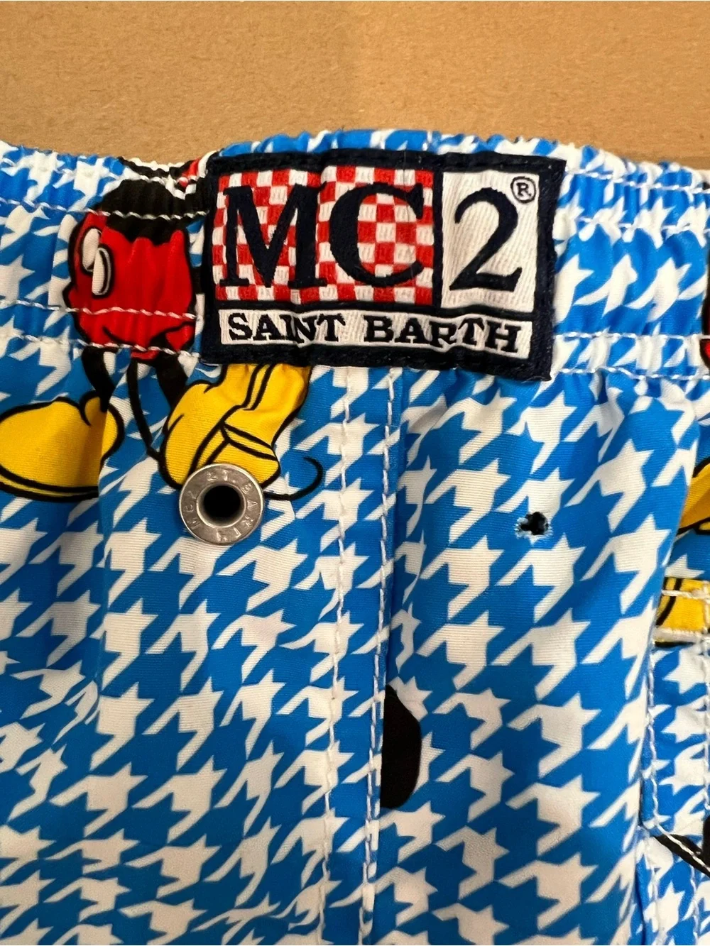 MC2 Saint Barth Disney Mickey Mouse Swim Trunks Boys Size 10Y